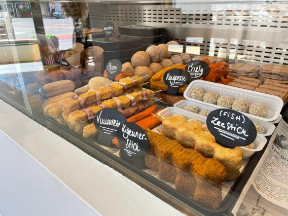 Snackbar vlakbij het strand Oostende, West-Vlaanderen